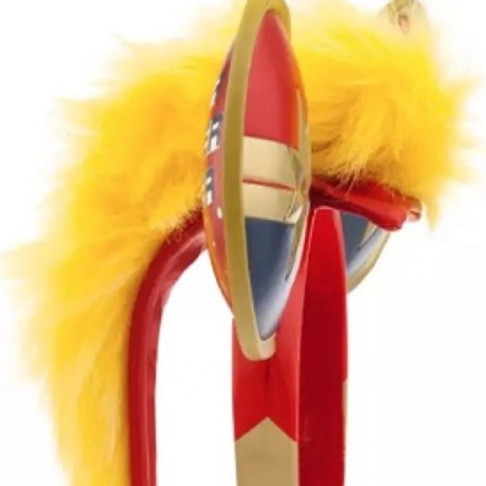 Disney Ears Headband Marvel's Captain w/Hair Mohawk “Higher Further Faster” NWT